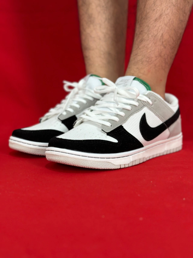 TENIS NIKE DUNK CINZA COM PRETO E BRANCO NACIONAL S