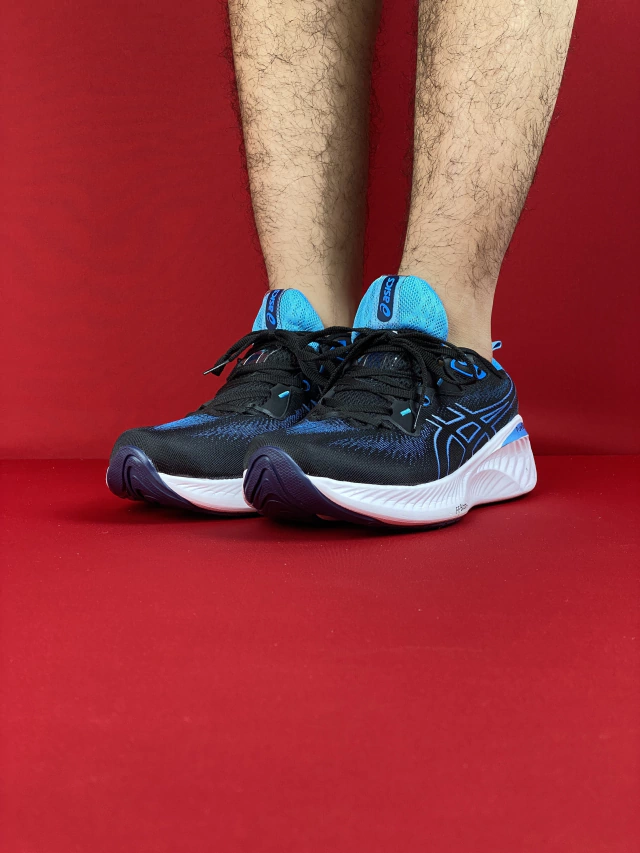 TENIS ASICS PRETO C /AZUL