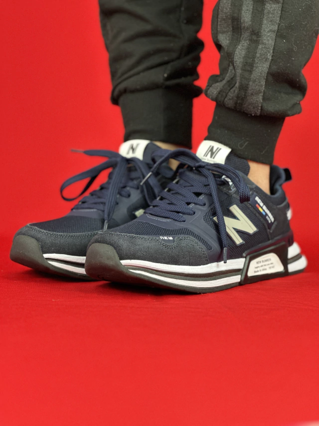 Tênis New balance 1974 todo azul marinho nacional premium