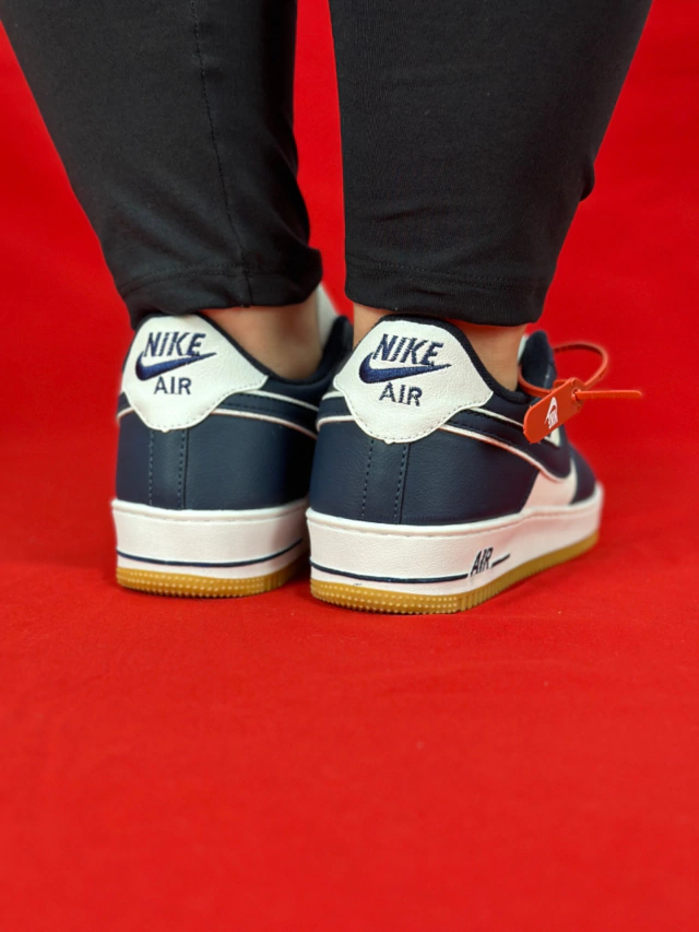 TENIS AIR FORCE 1 AZUL COM BRANCO