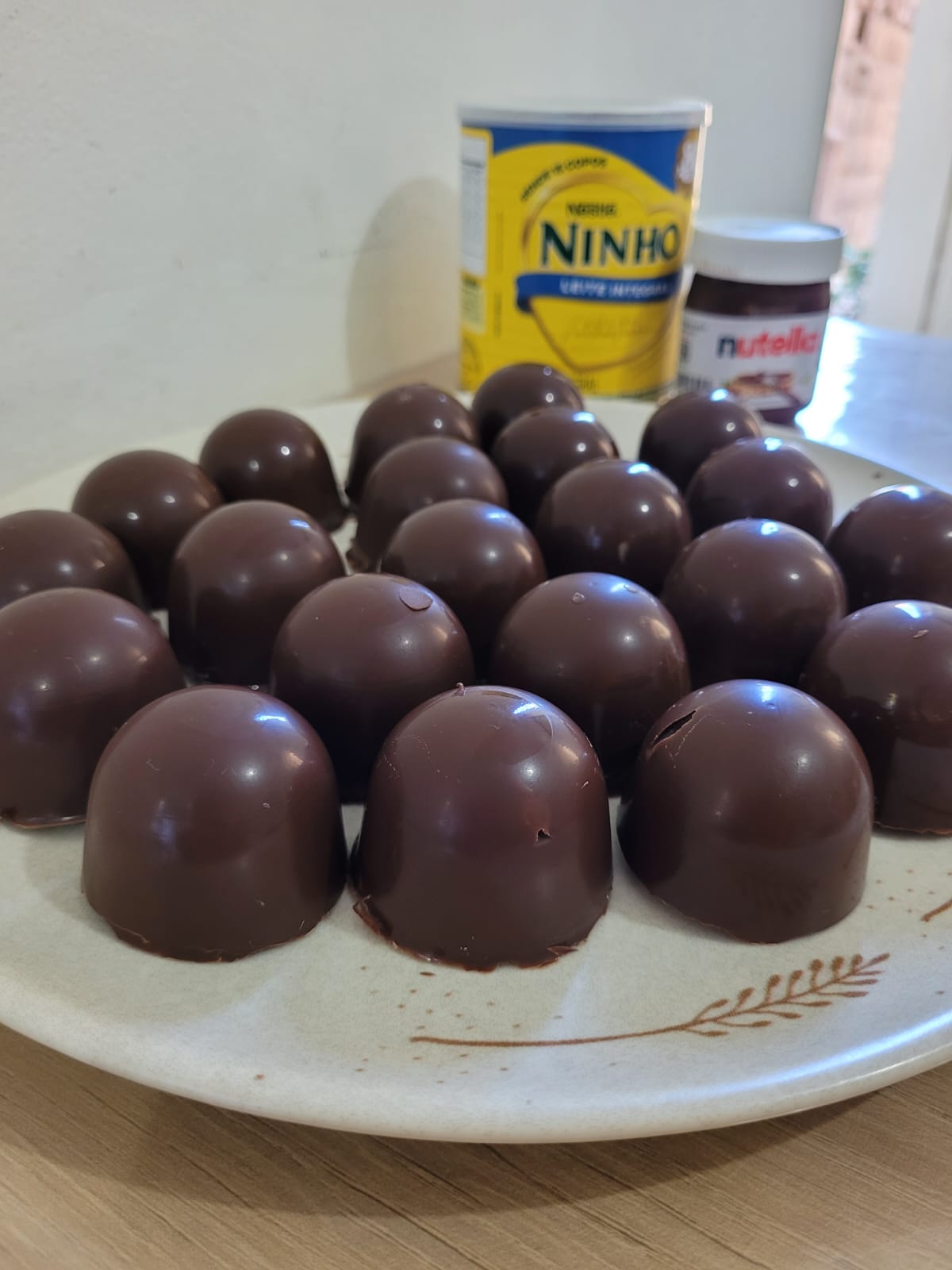 Trufa de Ninho com Nutella