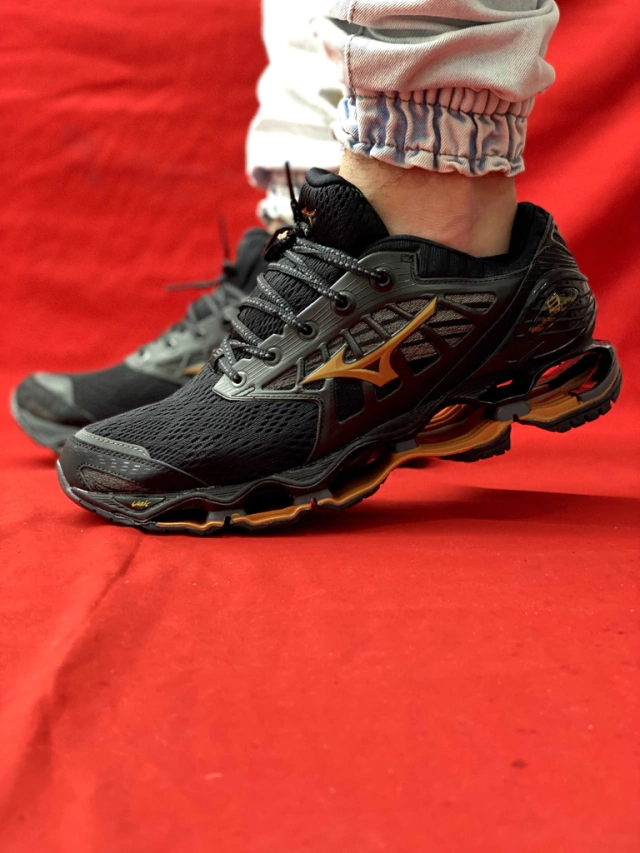 Tênis Mizuno Prophecy 9 Preto Cobre Refletível Importado